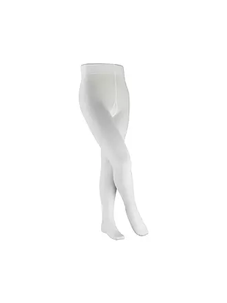FALKE | Collant pour fille Cotton Touch Silver | weiss